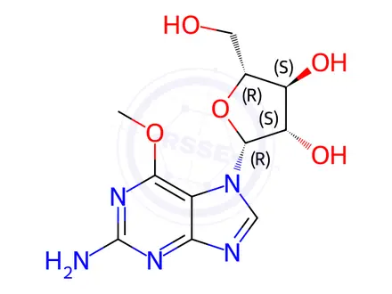 Chemical structure of Nelarabine Regio Isomer