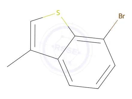 Chemical structure of 7-Bromo-3-methylbenzo[b]thiophene