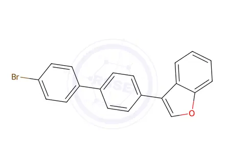 Chemical structure of 3-(4'-Bromo-[1,1'-biphenyl]-4-yl)benzofuran