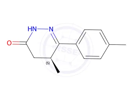 Chemical structure of (S)-5-methyl-6-(p-tolyl)-4,5-dihydropyridazin-3(2H)-one