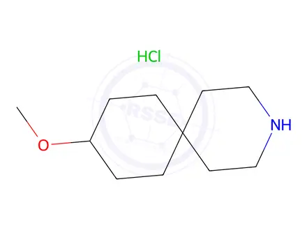 Chemical structure of 9-Methoxy-3-azaspiro[5.5]Undecane hydrochloride