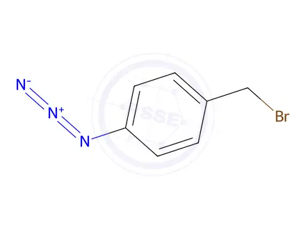 Chemical structure of 1-Azido-4-(bromomethyl)benzene