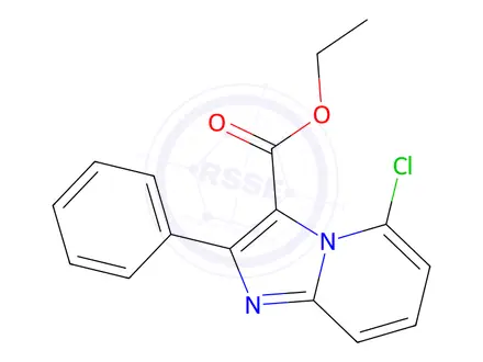 Chemical structure of Ethyl 5-Chloro-2-Phenylimidazo[1,2-A]Pyridine-3-Carboxylate