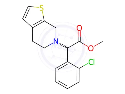 Chemical structure of Clopidogrel Bisulfate Impurity 11 Monomer (Clopidogrel USP Related Compound B Monomer)
