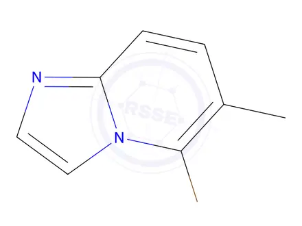 Chemical structure of 5-bromo-6-methylimidazo[1,2-a]pyridine