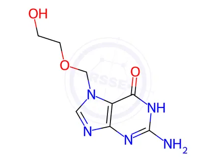 Chemical structure of Acyclovir Impurity C