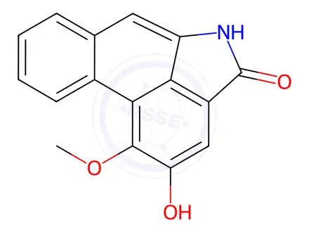 Chemical structure of Aristolochic Acid Impurity 9 (Aristololactam A II)