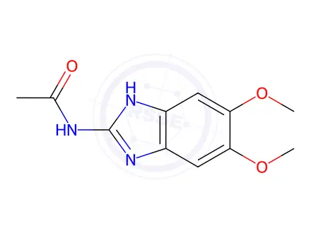 Chemical structure of N-(5,6-Dimethoxy-1H-benzimidazol-2-yl)acetamide
