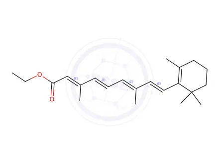 Chemical structure of Vitamin A Impurity 30 (Ethyl retinoate)