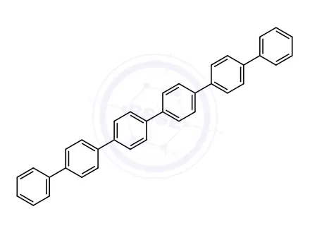 Chemical structure of p-Sexiphenylene