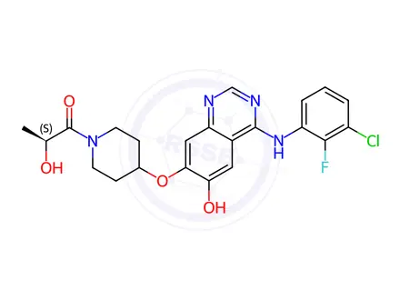 Chemical structure of Sapitinib Impurity 218