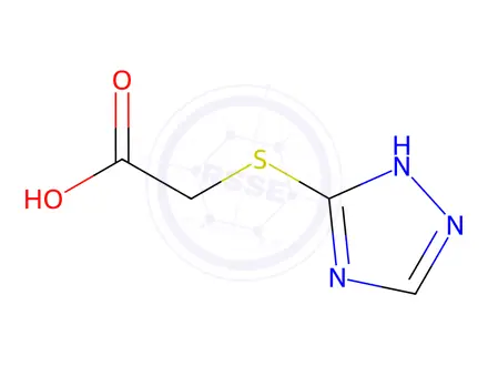 Chemical structure of (4H-1,2,4-Triazol-3-ylsulfanyl)acetic acid