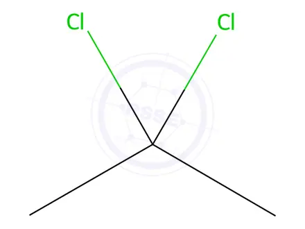 Chemical structure of 2,2-Dichloropropane