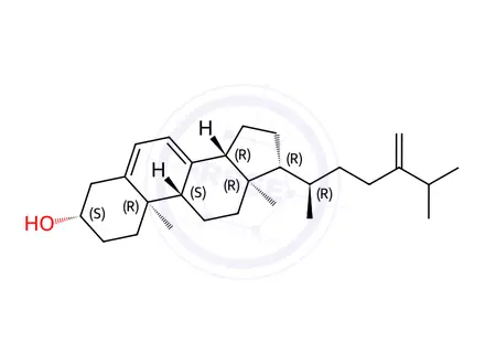 Chemical structure of 5-Dehydroepisterol