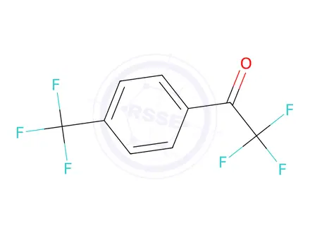 Chemical structure of 2,2,2-Trifluoro-1-(4-(trifluoromethyl)phenyl)ethanone