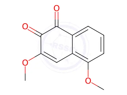 Chemical structure of 3,5-Dimethoxy-1,2-naphthalenedione