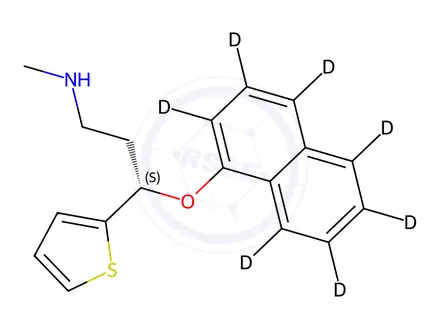 Chemical structure of Duloxetine-[D7]