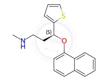 Chemical structure of (S)-Duloxetine