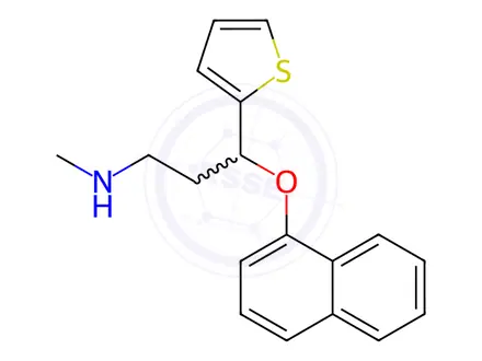 Chemical structure of Duloxetine Racemic Mixture