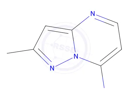 Chemical structure of 2-methylpyrazolo[1,5-a]pyrimidin-7-amine