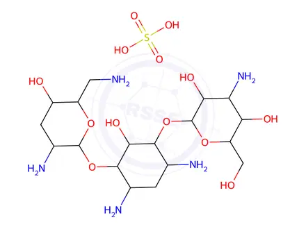 Chemical structure of Tobramycin Sulfate