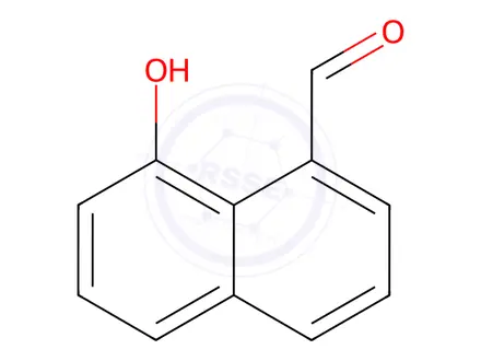 Chemical structure of 8-Hydroxynaphthalene-1-carboxaldehyde