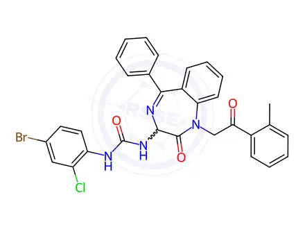 Chemical structure of YM 022 Impurity 118