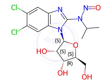 Chemical structure of Maribavir Impurity 90