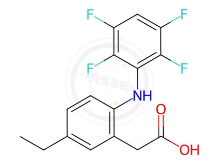 Chemical structure of Robenacoxib