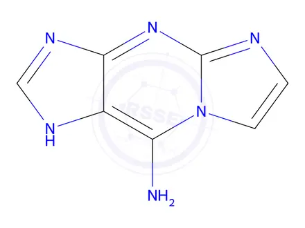 Chemical structure of 1H-Imidazo[1,2-a]purin-9-amine