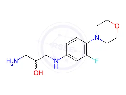 Chemical structure of Linezolid Impurity 212