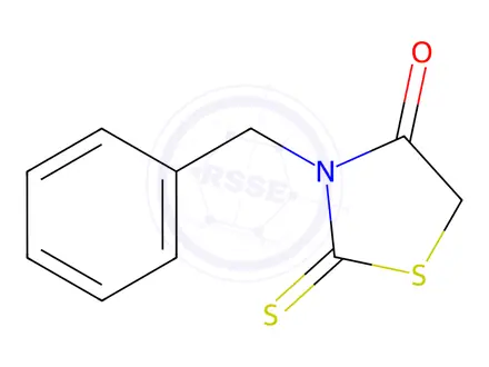 Chemical structure of 3-Benzylrhodanine