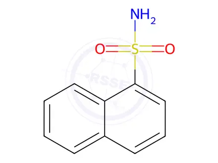 Chemical structure of naphthalene-1-sulfonamide