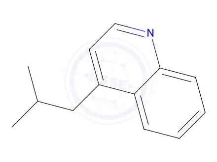 Chemical structure of 4-Isobutylquinoline