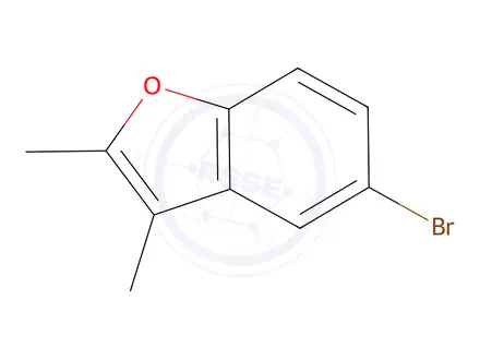 Chemical structure of 5-Bromo-2,3-dimethyl-1-benzofuran
