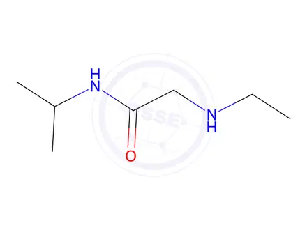 Chemical structure of 2-(ethylamino)-N-(propan-2-yl)acetamide