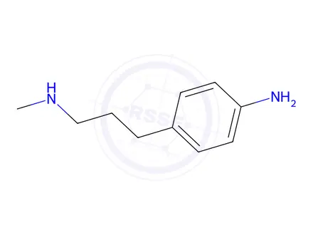 Chemical structure of 4-(3-(Methylamino)propyl)aniline