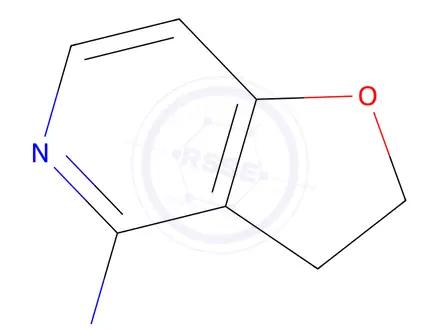 Chemical structure of Furo[3,2-c]pyridin-4-amine, 2,3-dihydro-