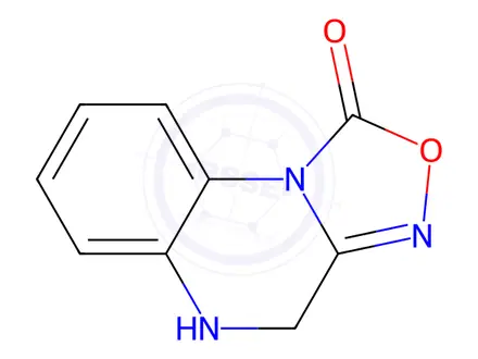 Chemical structure of 1H-[1,2,4]Oxadiazolo[4,3-a]quinoxalin-1-one,4,5-dihydro-(9CI)