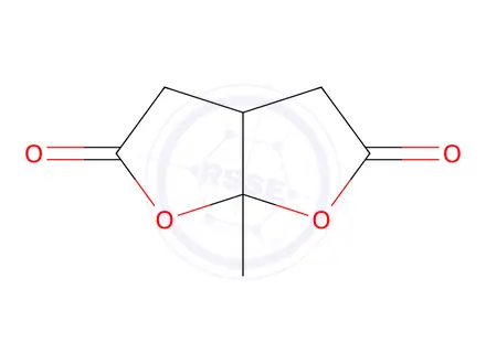 Chemical structure of 6A-methyldihydrofuro[2,3-b]furan-2,5(3H,6aH)-dione