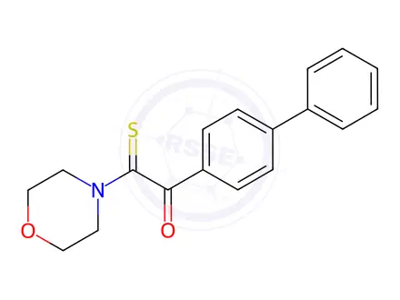 Chemical structure of Ethanone, 1-[1,1'-biphenyl]-4-yl-2-(4-morpholinyl)-2-thioxo-