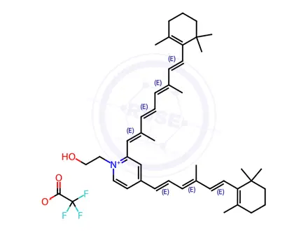 Chemical structure of Isotretinoin Impurity 15 Trifluoroacetate