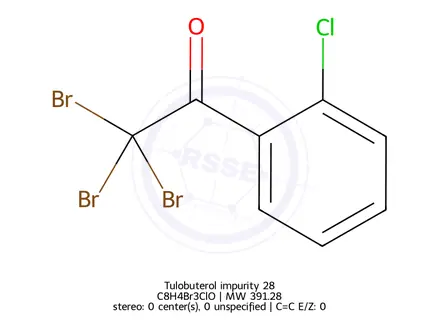 Chemical structure of Tulobuterol Impurity 68