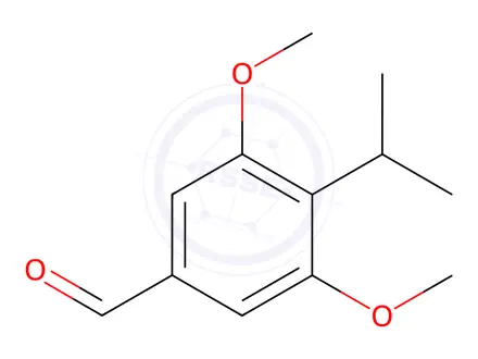 Chemical structure of 4-isopropyl-3,5-dimethoxybenzaldehyde