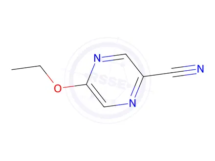 Chemical structure of 5-ethoxypyrazine-2-carbonitrile