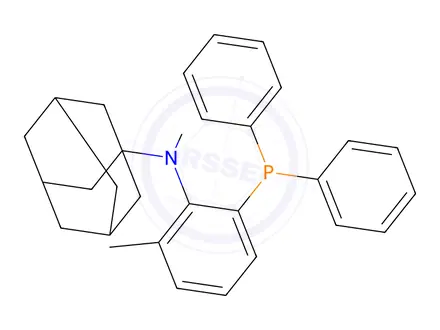 Chemical structure of [N(S)]-N-[2-(Diphenylphosphino)-6-methylphenyl]-N-methyltricyclo[3.3.1.13,7]decan-1-amine