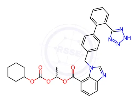 Chemical structure of Candesartan Cilexetil Impurity 63