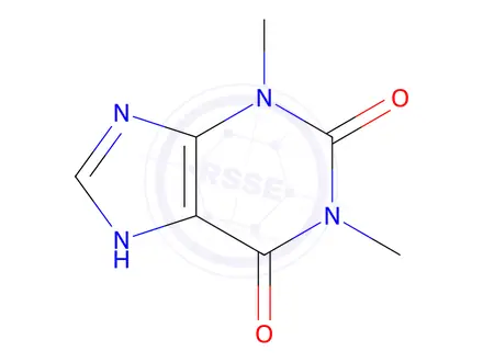 Chemical structure of Aminophylline