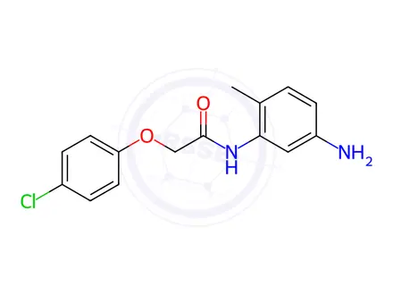 Chemical structure of N-(5-Amino-2-methylphenyl)-2-(4-chlorophenoxy)-acetamide