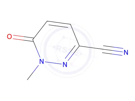 Chemical structure of 1-methyl-6-oxo-1,6-dihydropyridazine-3-carbonitrile